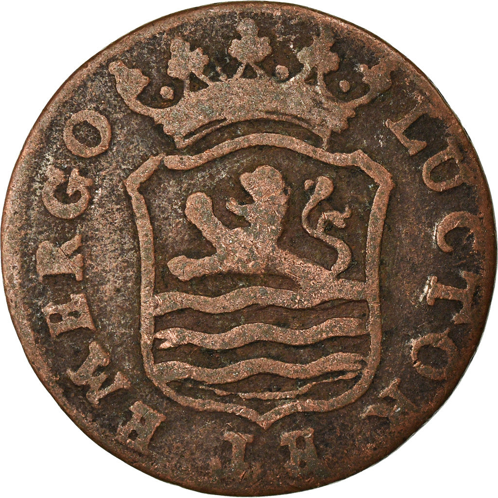Coin, Netherlands, ZEELAND, Duit, 1794, VF(20-25), Copper, KM:105