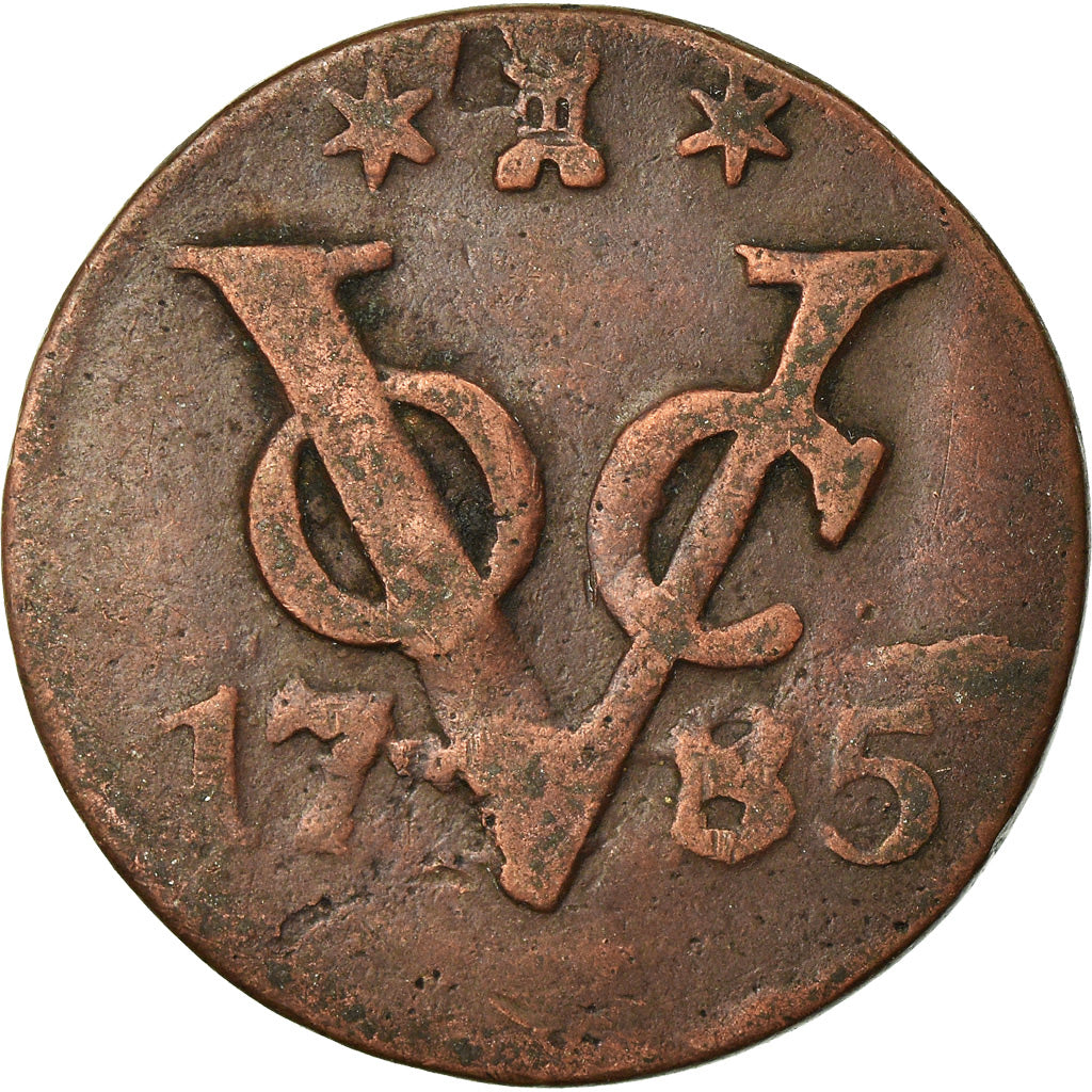 Coin, NETHERLANDS EAST INDIES, Duit, 1785, VF(20-25), Copper, KM:152.3