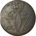 Coin, Denmark, Christian VII, Skilling, 1771, Copenhagen, F(12-15), Copper