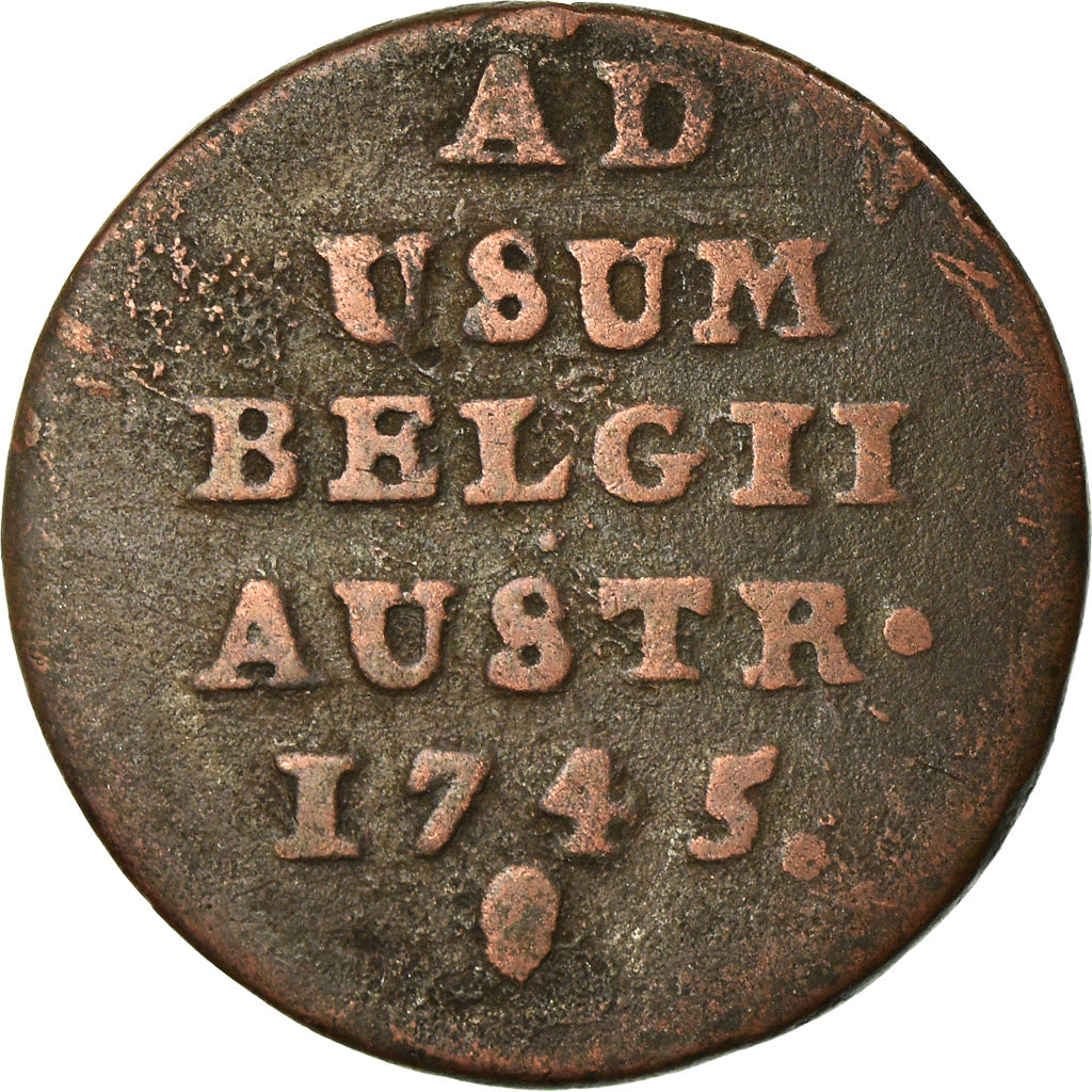 Coin, AUSTRIAN NETHERLANDS, Maria Theresa, Liard, Oord, 1745, Brussels