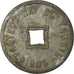 Monnaie, Tonkin, 1/600 Piastre, 1905, Paris, TB+, Zinc, KM:1