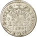 Munten, Portugal, Pedro II, 80 Reis, LXXX; Tostao, 1696, Porto, FR, Zilver