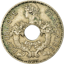 Moneda, INDOCHINA FRANCESA, 5 Cents, 1939, Paris, MBC, Níquel - latón