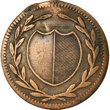 Coin, German States, FRANKFURT AM MAIN, Pfennig, 1819, VF(30-35), Copper, KM:Tn6