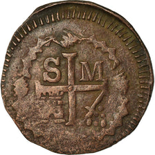 Coin, Colombia, 1/4 Réal, 1820, Santa Marta, EF(40-45), Copper, KM:B4