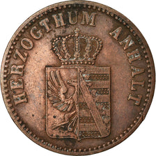Moneta, Stati tedeschi, ANHALT-BERNBURG, Alexander Carl, 3 Pfennige, 1867, BB