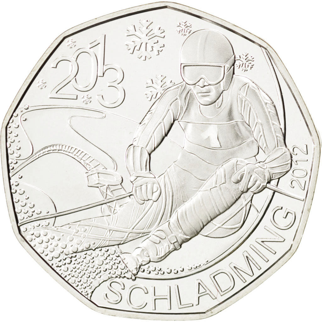 AUSTRIA, 5 Euro, 2012, Vienna, KM #3215a, MS(63), Silver, 28.5, 10.02