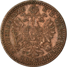 Moneta, Austria, Franz Joseph I, Kreuzer, 1860, BB, Rame, KM:2186