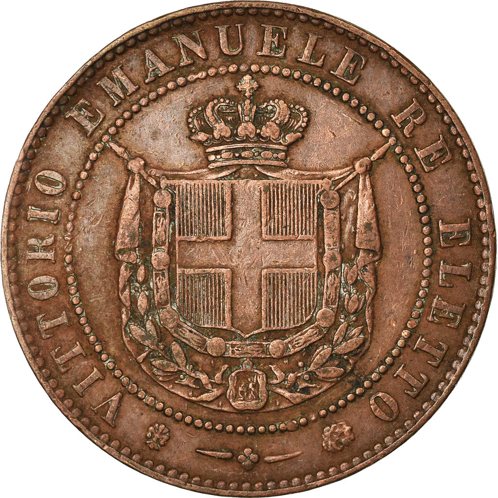 Coin, ITALIAN STATES, TUSCANY, Provisional Government, 5 Centesimi, 1859