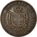 Coin, ITALIAN STATES, TUSCANY, Provisional Government, 5 Centesimi, 1859