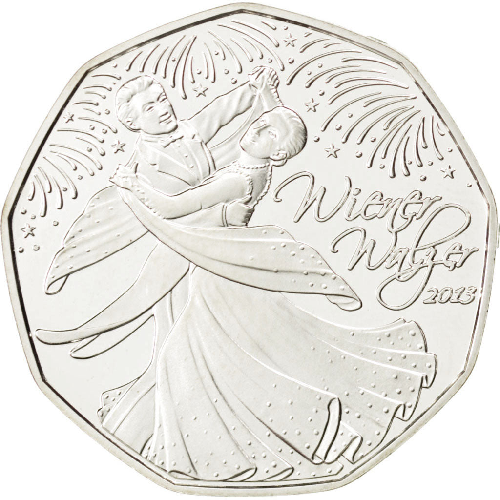 AUSTRIA, 5 Euro, 2013, Vienna, KM #3216a, MS(63), Silver, 28.5, 9.94