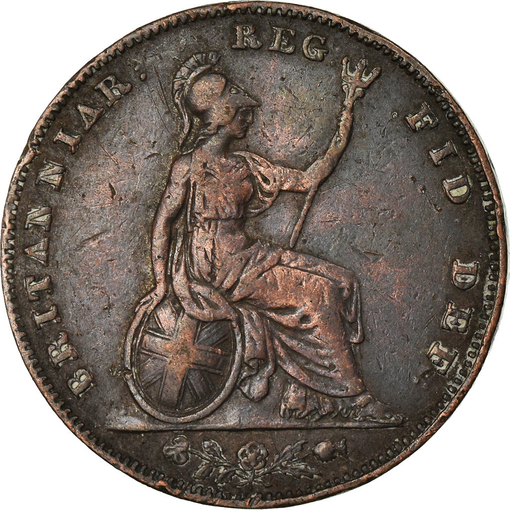 Coin, Great Britain, Victoria, Farthing, 1853, VF(30-35), Copper, KM:725