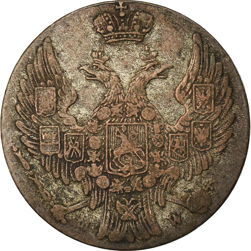 Moneta, Polonia, Nicholas I, 10 Groszy, 1840, Moneta Wschovensis, BB, Argento