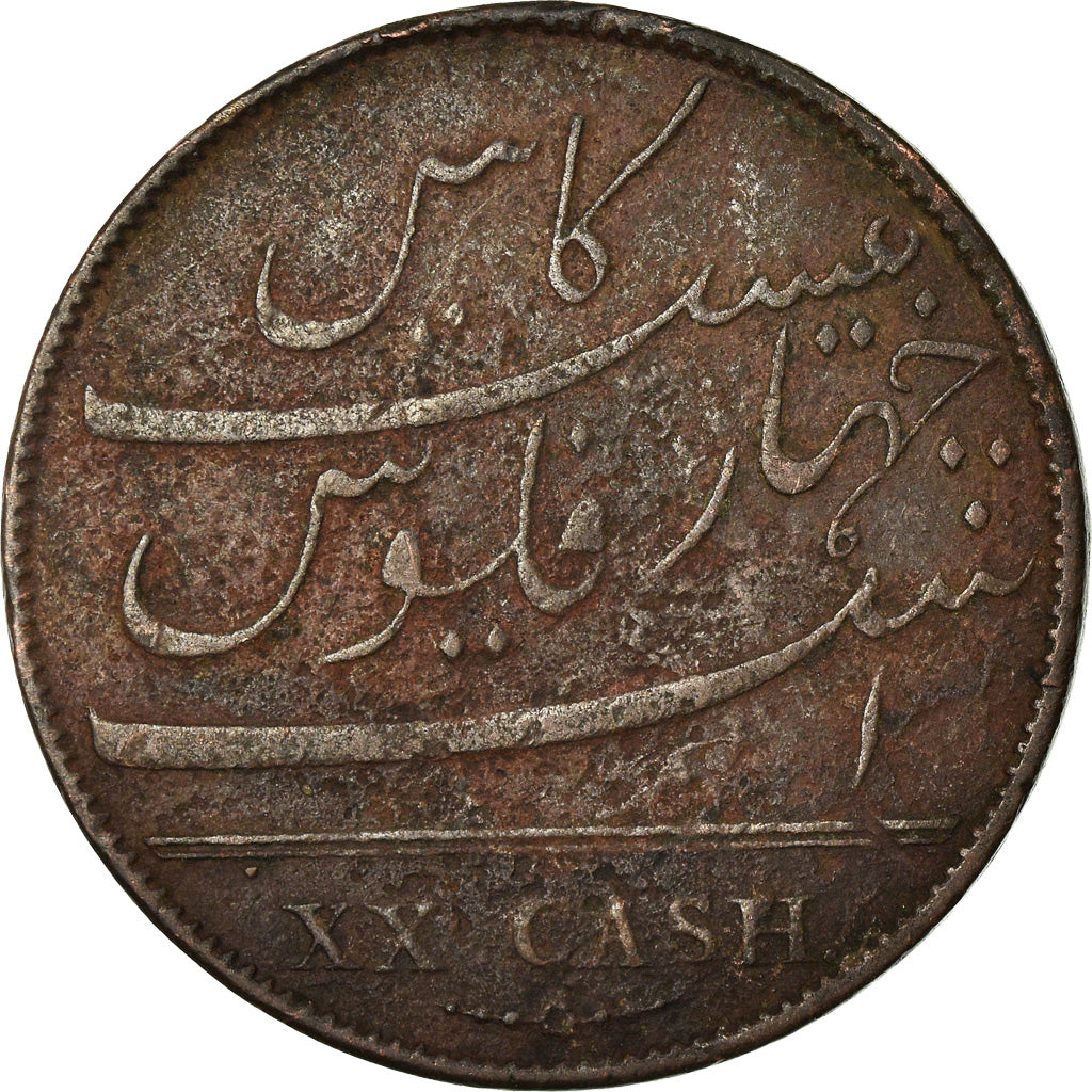 Coin, INDIA-BRITISH, MADRAS PRESIDENCY, 20 Cash, 1803, Soho Mint, Birmingham