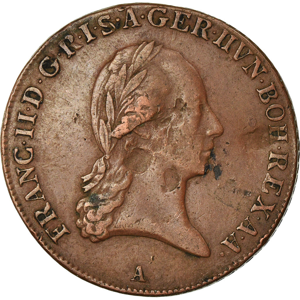 Münze, Österreich, Franz II (I), 3 Kreuzer, 1800, Vienna, SS, Kupfer