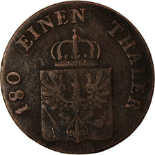 Coin, German States, PRUSSIA, Friedrich Wilhelm IV, 2 Pfennig, 1844, Berlin
