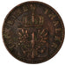 Moneta, Landy niemieckie, PRUSSIA, Wilhelm I, 2 Pfennig, 1865, Berlin
