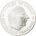 FRANCE, Charles de Gaulle, Franc, 1988, KM #978, MS(63), Silver, 24, Gadoury...