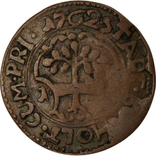 Coin, German States, BOCHOLT, 21 Heller, 1762, EF(40-45), Copper, KM:25