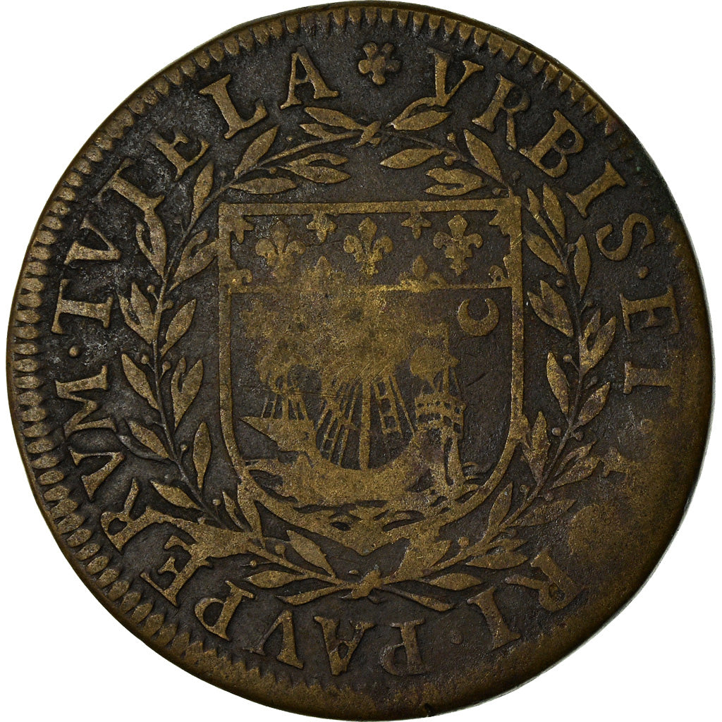France, Token, Beguin, Receveur général des pauvres, 1654, Nuremberg