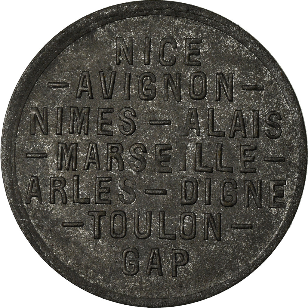 Coin, France, Chambres de Commerce de la Région Provençale, 5 Centimes, 1918