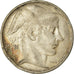 Münze, Belgien, 20 Francs, 20 Frank, 1951, S+, Silber, KM:141.1