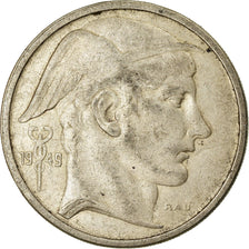 Coin, Belgium, 50 Francs, 50 Frank, 1949, VF(20-25), Silver, KM:136.1