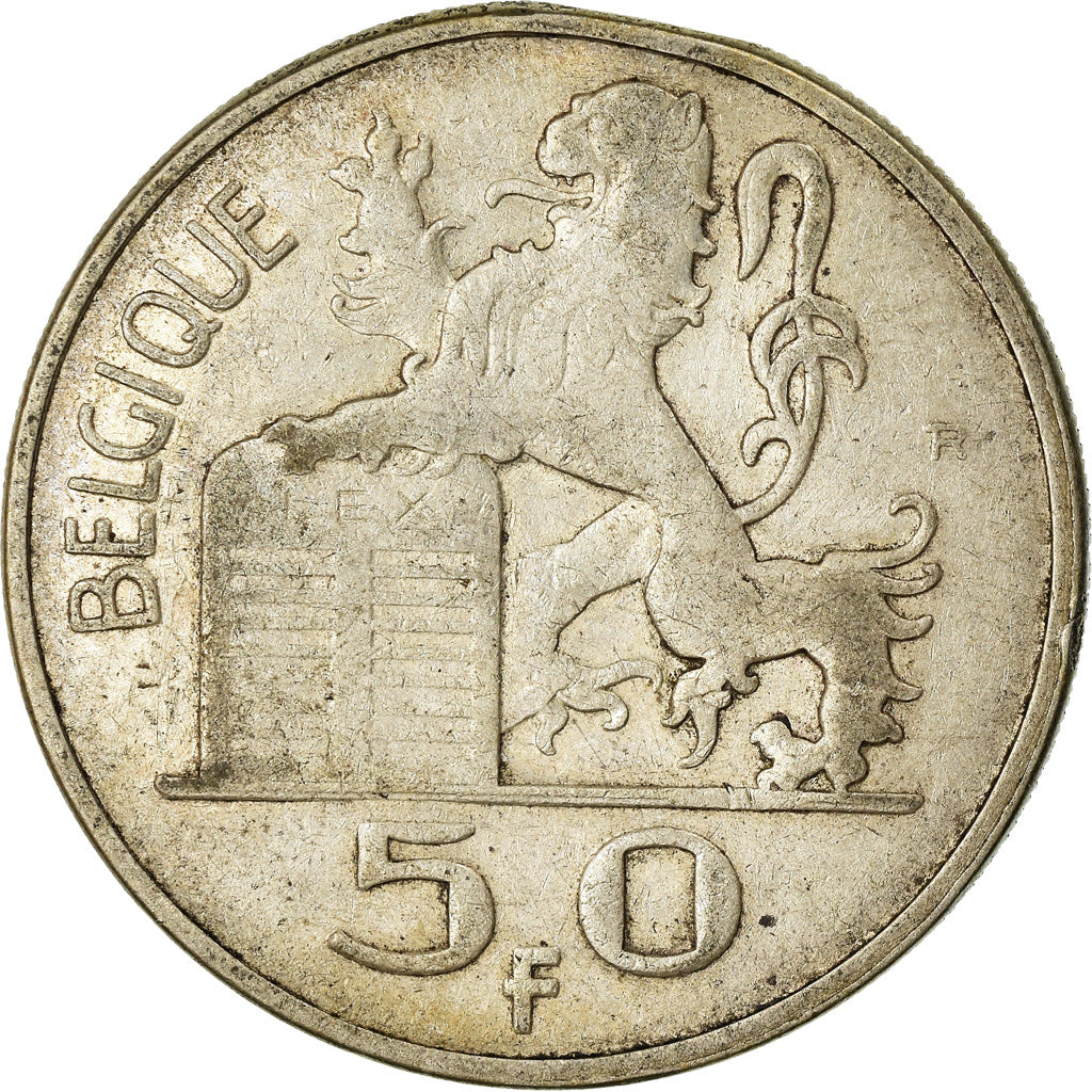Coin, Belgium, 50 Francs, 50 Frank, 1949, VF(30-35), Silver, KM:136.1