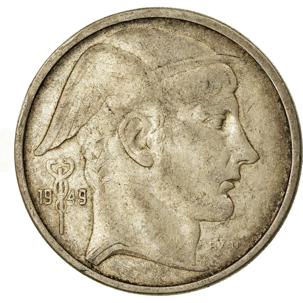 Coin, Belgium, 50 Francs, 50 Frank, 1949, VF(30-35), Silver, KM:136.1