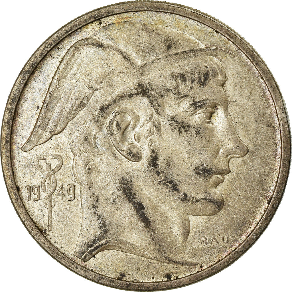 Coin, Belgium, 50 Francs, 50 Frank, 1949, VF(30-35), Silver, KM:136.1