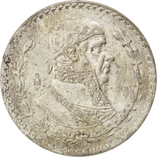 MEXICO, Peso, 1960, Mexico City, KM #459, EF(40-45), Silver, 34.5, 16.02