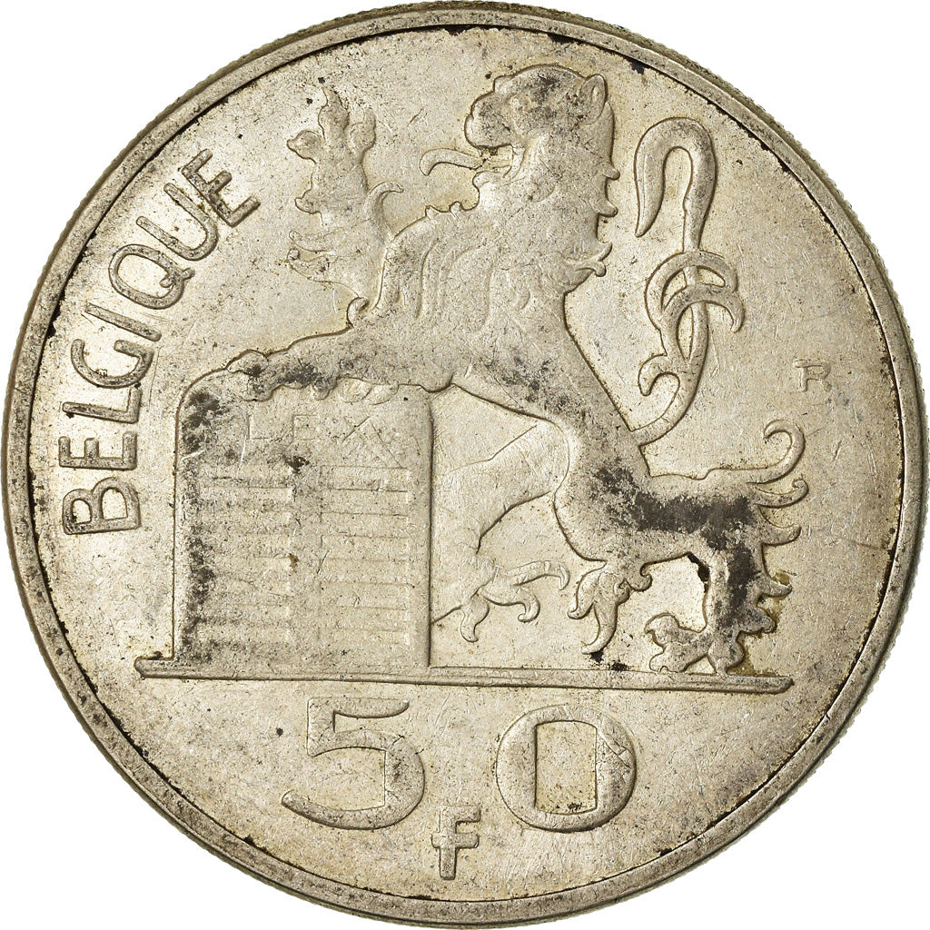 Coin, Belgium, 50 Francs, 50 Frank, 1949, VF(30-35), Silver, KM:136.1