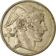 Coin, Belgium, 50 Francs, 50 Frank, 1950, VF(30-35), Silver, KM:137