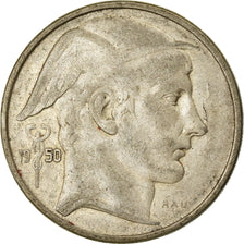 Coin, Belgium, 50 Francs, 50 Frank, 1950, VF(30-35), Silver, KM:137