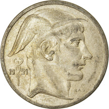 Münze, Belgien, 50 Francs, 50 Frank, 1951, SS, Silber, KM:137