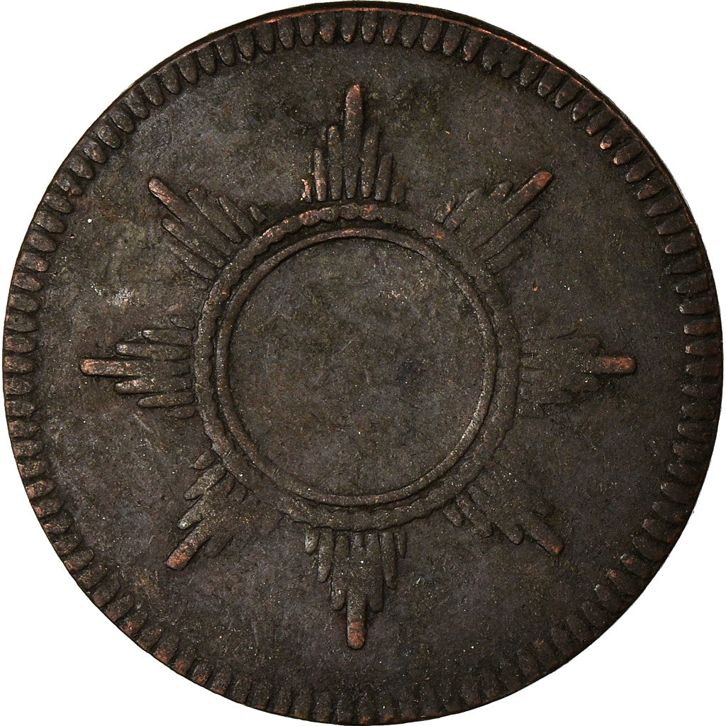 Moneta, Stati tedeschi, FRANKFURT AM MAIN, Pfennig, 1819, MB+, Rame, KM:Tn7