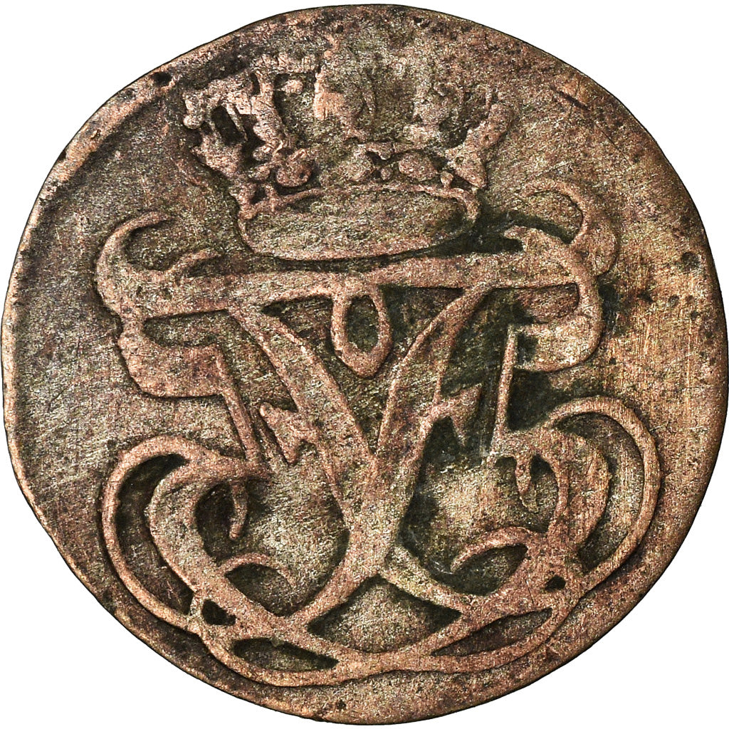 Coin, Denmark, Frederik V, Skilling, 1764, Copenhagen, VF(20-25), Silver