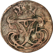 Coin, Denmark, Frederik V, Skilling, 1764, Copenhagen, VF(20-25), Silver