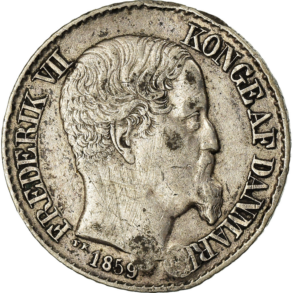Monnaie, Danish West Indies, Frederik VII, 5 Cents, 1859, Copenhagen, TB