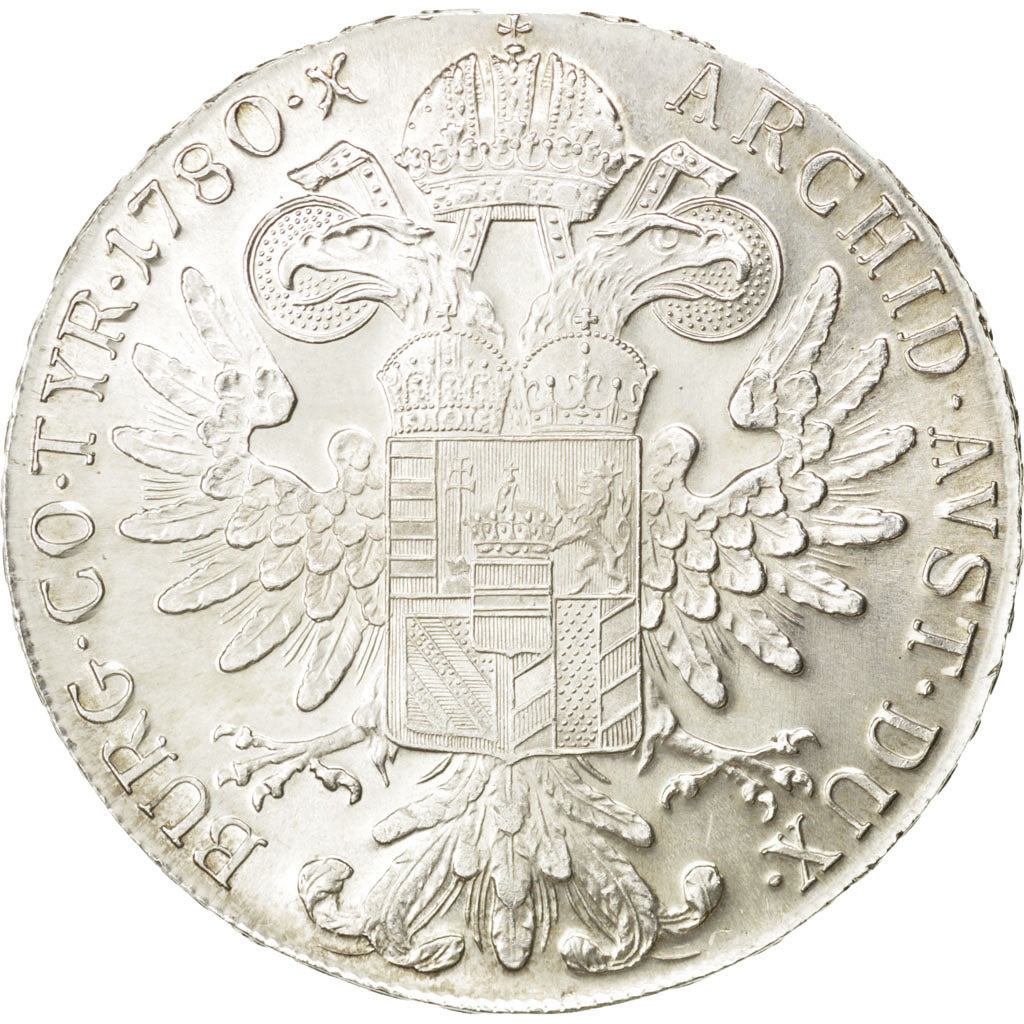 Autriche, Marie-Thérèse, Thaler 1780 SF, Refrappe, KM T1