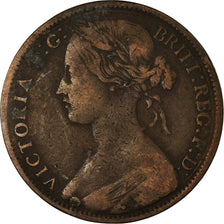 Coin, Great Britain, Victoria, Penny, 1861, VF(20-25), Bronze, KM:749.2