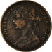 Coin, Great Britain, Victoria, Penny, 1881, VF(20-25), Bronze, KM:755