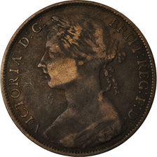 Coin, Great Britain, Victoria, Penny, 1884, VF(20-25), Bronze, KM:755