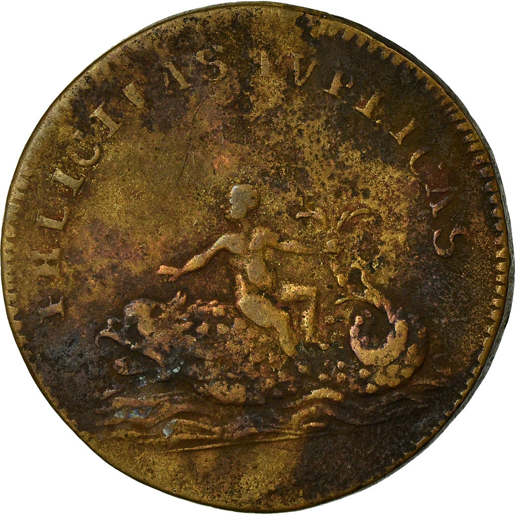 France, Token, Louis XVI, Le Dauphin Louis XVII, Nuremberg, VF(30-35), Brass