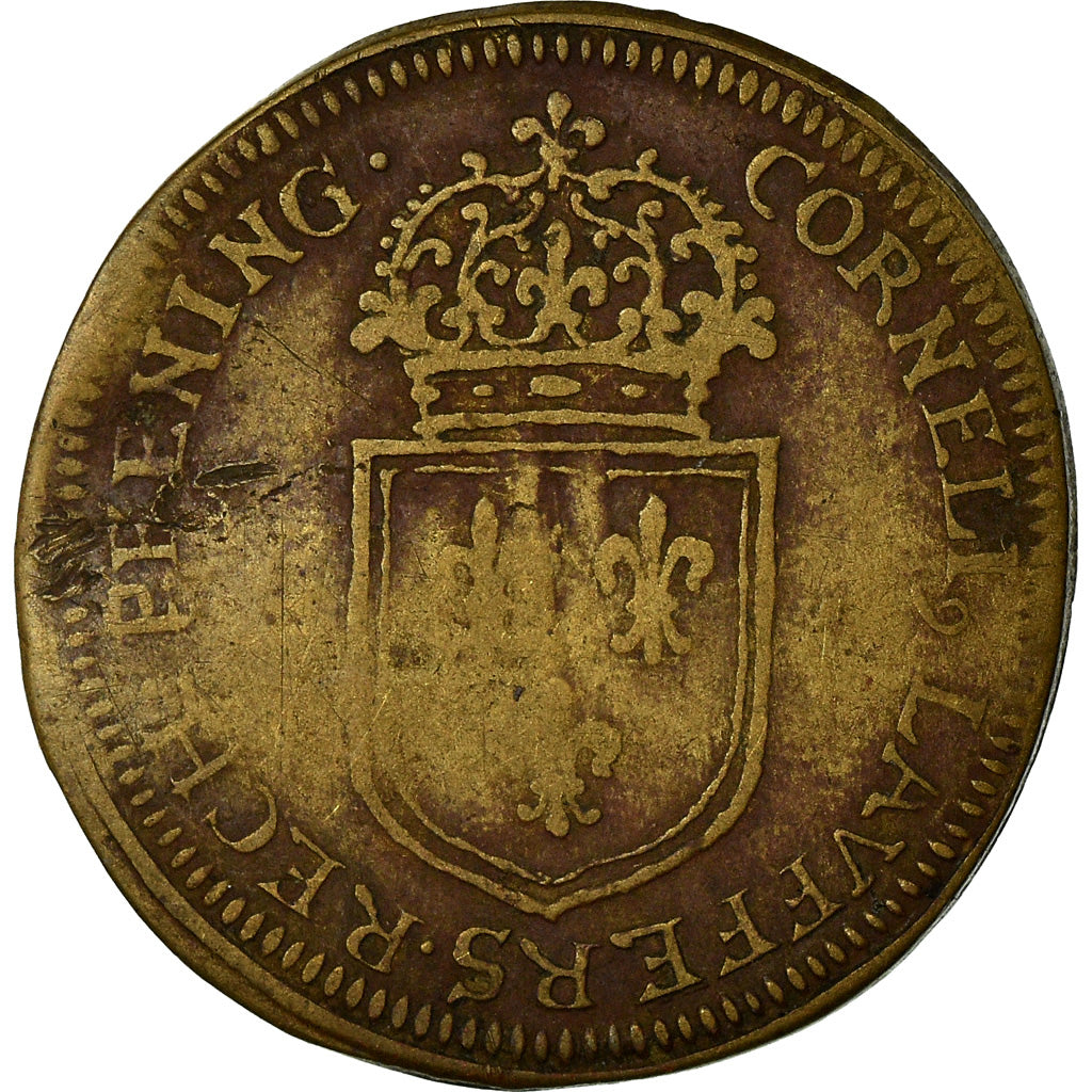 France, Token, Louis XIV, Jeton de Nuremberg, EF(40-45), Brass