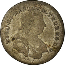 Coin, Austria, Maria Theresa, 3 Kreuzer, 1768, VF(20-25), Billon, KM:1996