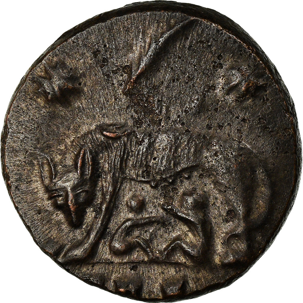 Moneda, Roma, City Commemoratives, Nummus, 330-333, Trier, MBC+, Cobre, RIC:561