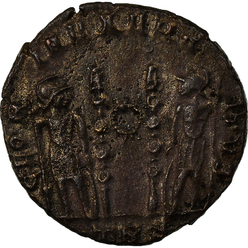 Coin, Constantius II, Nummus, 333, Trier, AU(50-53), Copper, RIC:550