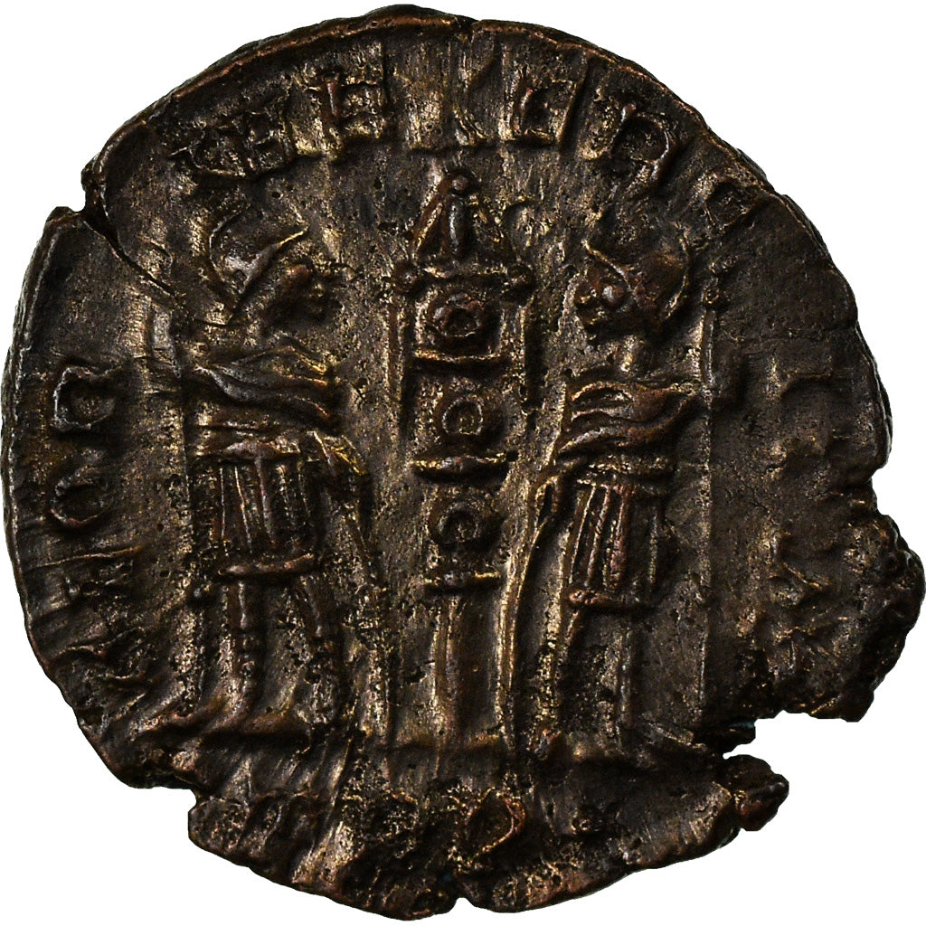 Coin, Constans, Nummus, 337-340, Trier, AU(50-53), Copper