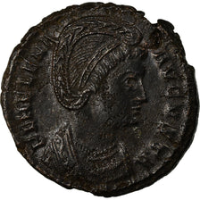 Coin, Helena, Nummus, 327-328, Trier, AU(50-53), Copper, RIC:508